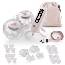 Двойной электрический молокоотсос GentleFlow, Kinderkraft (Pink)