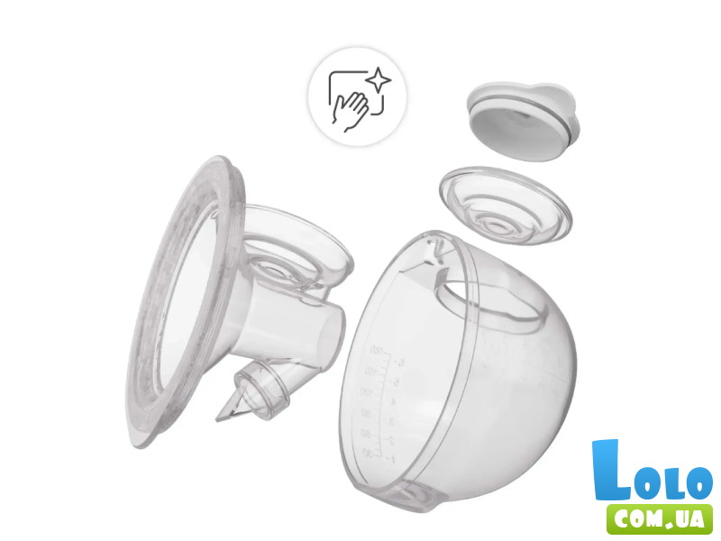 Двойной электрический молокоотсос GentleFlow, Kinderkraft (Gold)