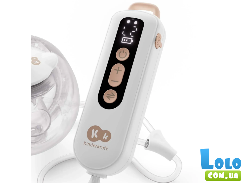 Двойной электрический молокоотсос GentleFlow, Kinderkraft (Gold)