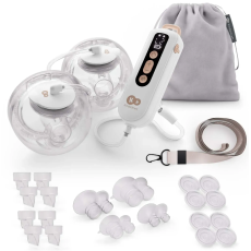 Двойной электрический молокоотсос GentleFlow, Kinderkraft (Gold)