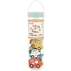 Шнуровка деревянная Транспорт, Tooky Toy