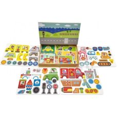Магнитный набор Транспорт, Tooky Toy