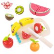 Набор фруктов на липучках деревянный, Tooky Toy (14 эл.)