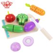 Набор овощей на липучках деревянный, Tooky Toy (14 эл.)