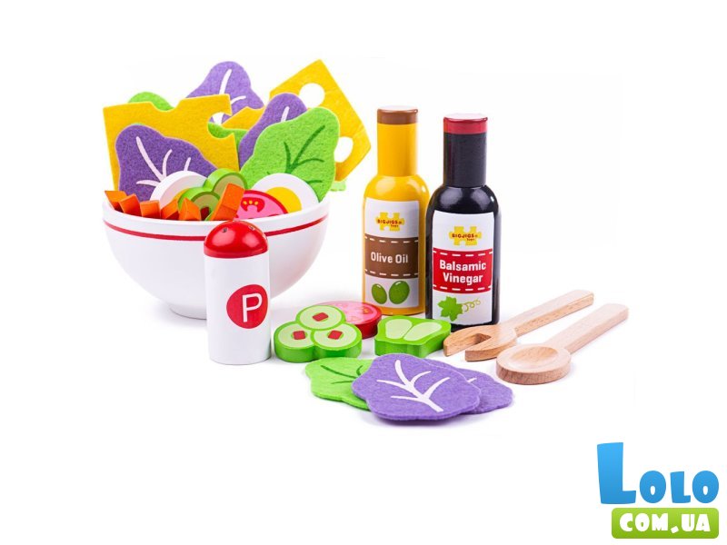 Игровой набор Готовим салат, Bigjigs Toys