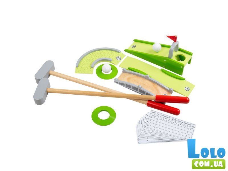Набор для гольфа деревянный, Bigjigs Toys