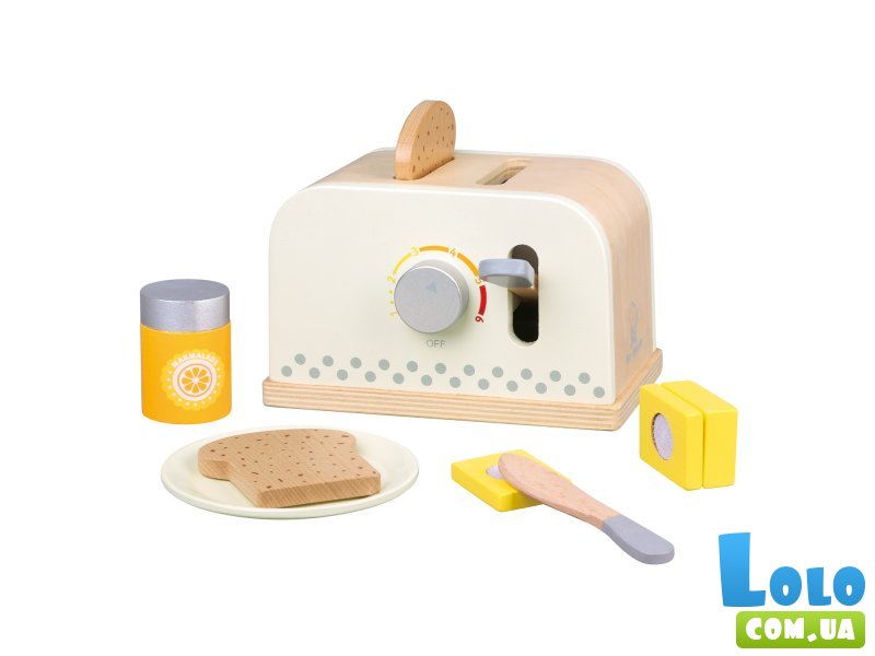 Игровой деревянный набор Тостер, New Classic Toys