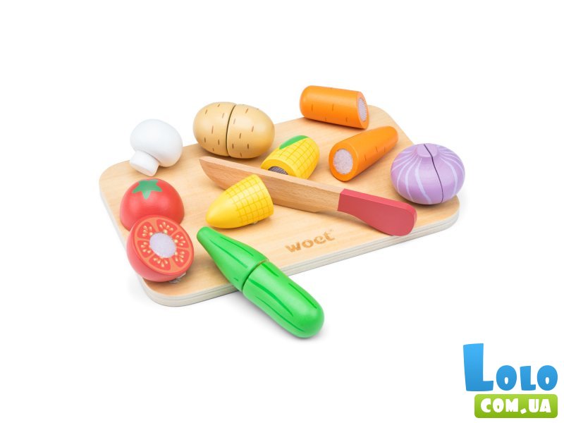 Игровой деревянный набор Овощи, New Classic Toys
