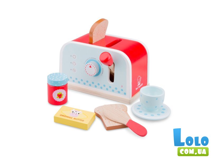 Игровой деревянный набор Тостер, New Classic Toys