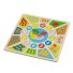 Деревянный пазл Часы, New Classic Toys, 24 эл.