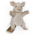 Мягкая игрушка на руку Свинка, Hansa, 25 см