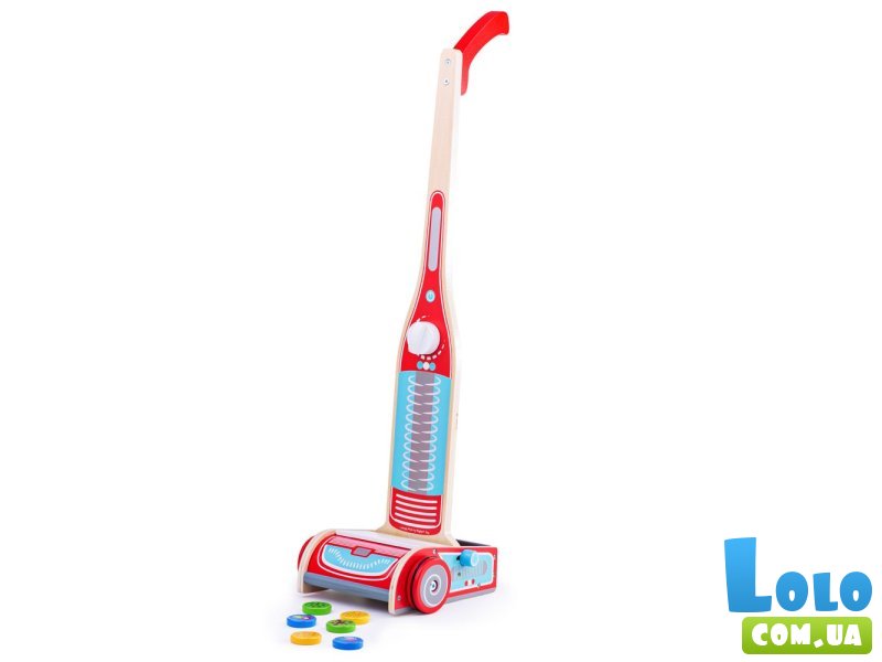 Игрушечный вертикальный пылесос, Bigjigs Toys