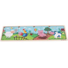 Деревянный пазл Ферма 4 в 1 New Classic Toys, 16 эл.