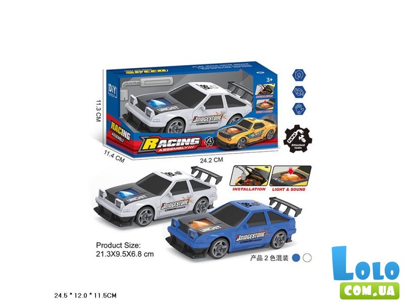 Машина гоночная с подсветкой (в ассортименте)