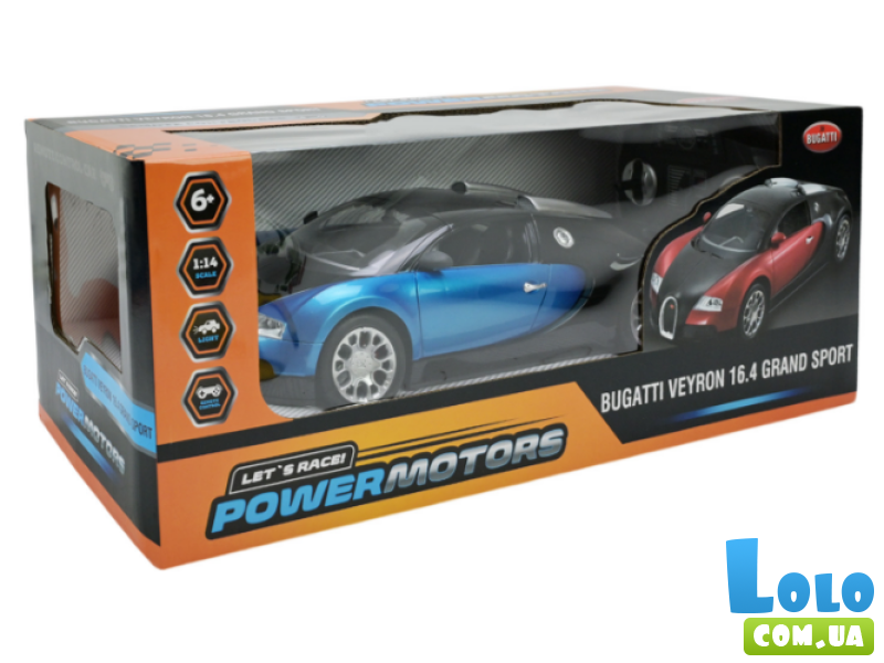 Машина на радиоуправлении Bugatti Veyron (синяя)