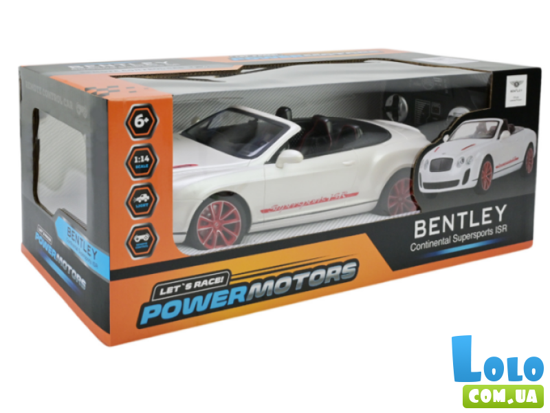 Машина на радиоуправлении Bentley Continental Supersports ISR (белая)