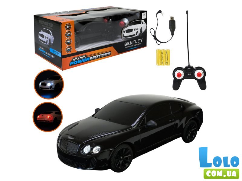 Машина на радиоуправлении Bentley Continental Supersports (черный)