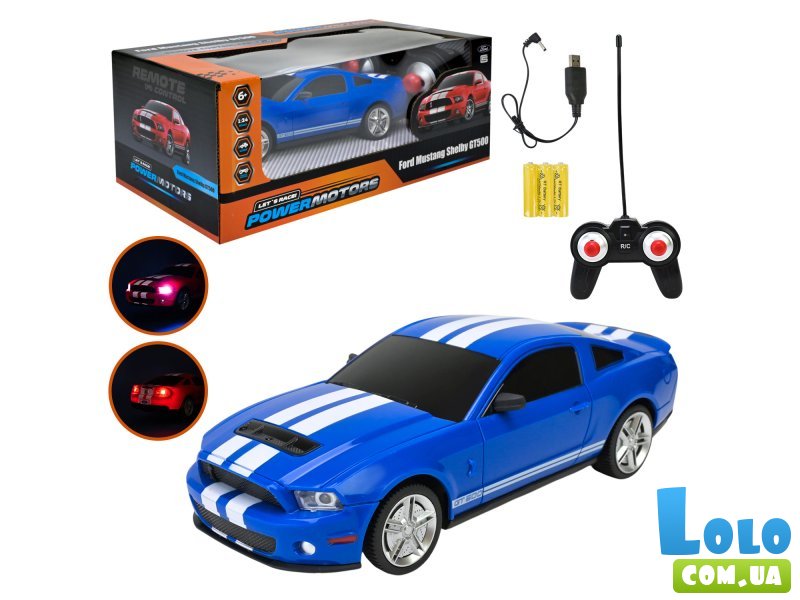 Машина на радиоуправлении Ford Mustang Shelby GT500 (синий)