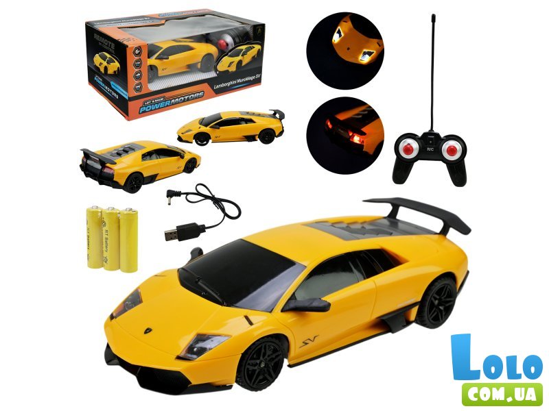 Машина на радиоуправлении Lamborghini LP670 (желтый)