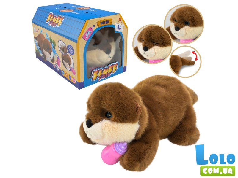 Мягкая интерактивная игрушка выдра Выдра