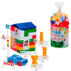 Конструктор Лидер №3, Colorplast (1-052), 100 дет.