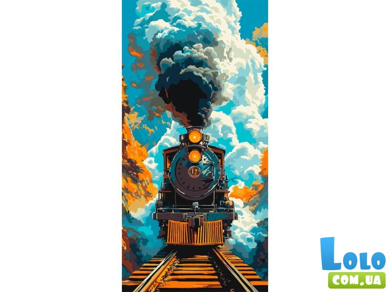 Картина по номерам Поезд, ArtCraft (40х80 см)