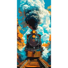 Картина по номерам Поезд, ArtCraft (40х80 см)