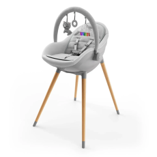 Стульчик для кормления 2 в 1 Fini Up, Kinderkraft (Grey)
