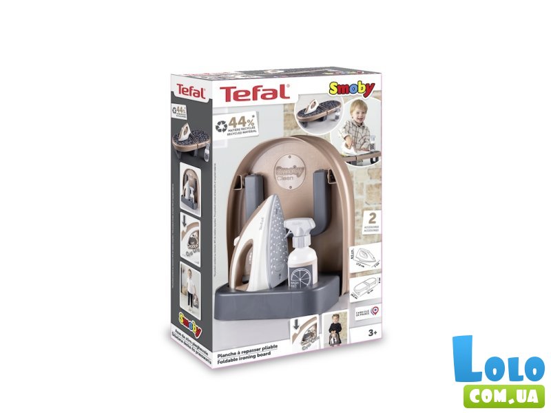Игровой набор Складная гладильная доска Тефаль, Smoby