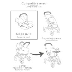 Кресло-переноска для куклы Maxi-Cosi, Smoby (айвори)