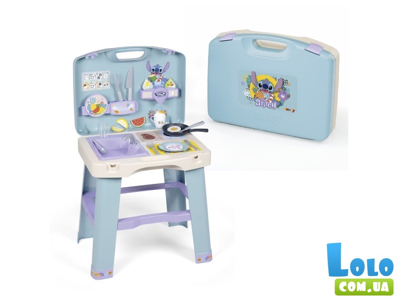 Игровой набор Умная кухня. Дисней Стич в кейсе, Smoby