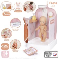 Душевая кабина для куклы Беби Ньорс, Smoby (терракотовая пудра)