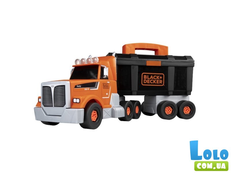 Игровой набор Блэк+Деккер. Грузовик с шуруповертом и аксессуарами, Smoby