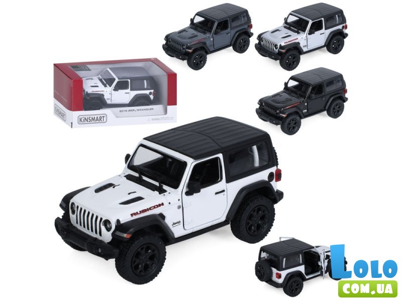 Машина металлическая Jeep Wrangler, Kinsmart (в асортименті)
