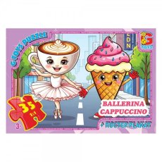 Пазлы Привет из Италии - Балерина-Капучино, G-Toys, 35 эл.