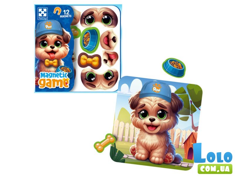 Магнитная игра Эмоции Песика, Vladi Toys