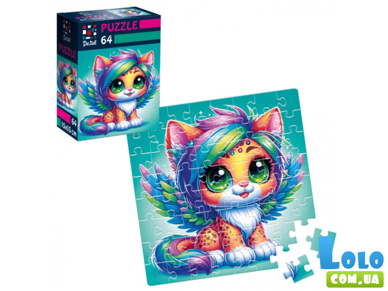 Пазлы Сказочный леопардик, Vladi Toys, 64 эл.