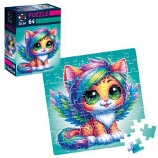 Пазлы Сказочный леопардик, Vladi Toys, 64 эл.