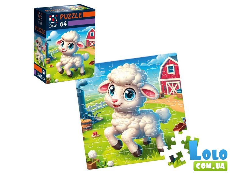 Пазлы Ловкая овечка, Vladi Toys, 64 эл.