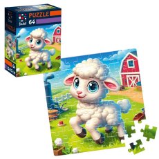 Пазлы Ловкая овечка, Vladi Toys, 64 эл.