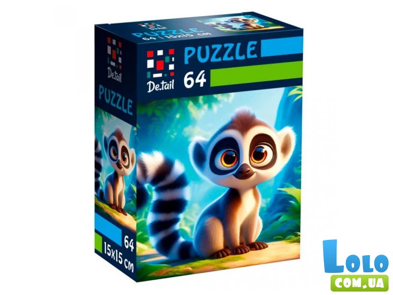 Пазлы Лемур в джунглях, Vladi Toys, 64 эл.