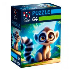 Пазлы Лемур в джунглях, Vladi Toys, 64 эл.