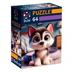 Пазлы Малый хаски, Vladi Toys, 64 эл.