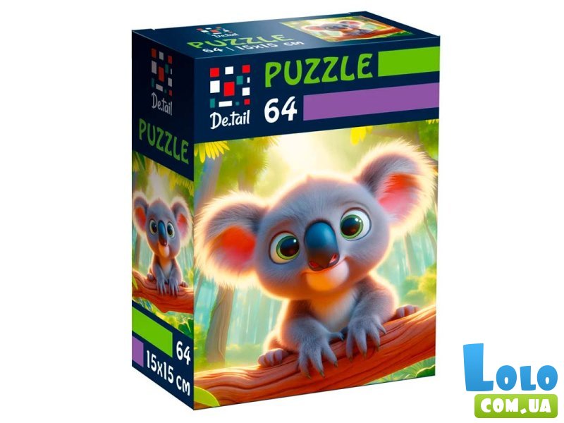 Пазлы Коала на ветке, Vladi Toys, 64 эл.