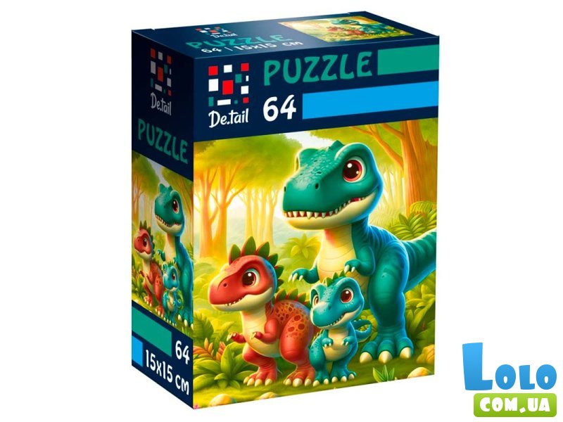 Пазлы Веселые динозаврики, Vladi Toys, 64 эл.