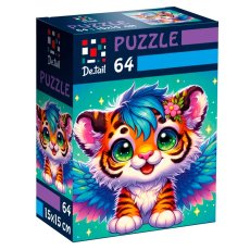 Пазлы Крылатый тигренок, Vladi Toys, 64 эл.