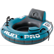 Круг надувной River Run 1 Pro с ручками, спинкой и термосумкой, Intex