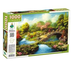 Пазл Каменный мост в саду Энергия Плюс, 1000 эл.
