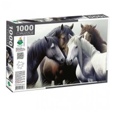Пазл Прекрасные лошади, Энергия Плюс, 1000 эл.