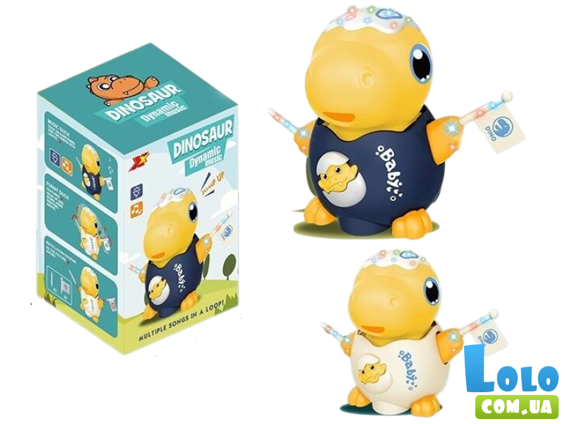 Музыкальная игрушка Динозаврик (в ассортименте)